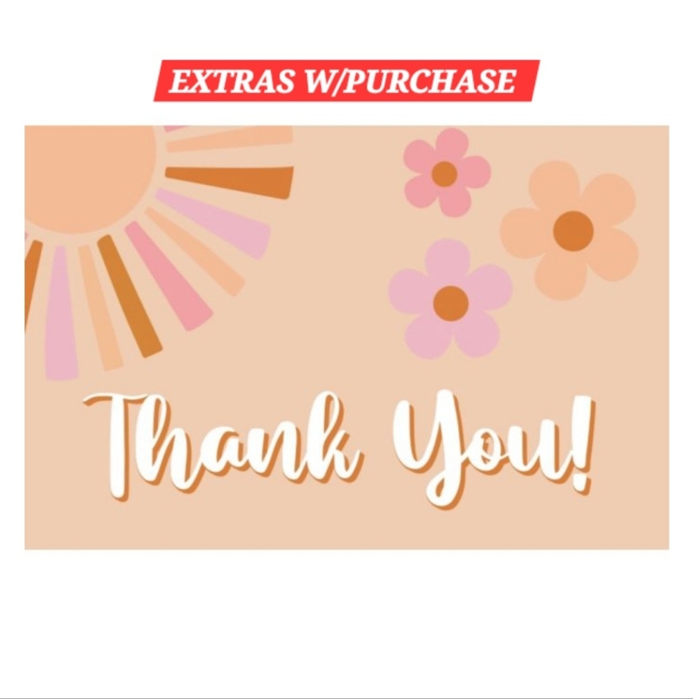 25ct. 4x6 Thank You Cards ✨️PRICE FIRM✨️🦋LAST ONE
